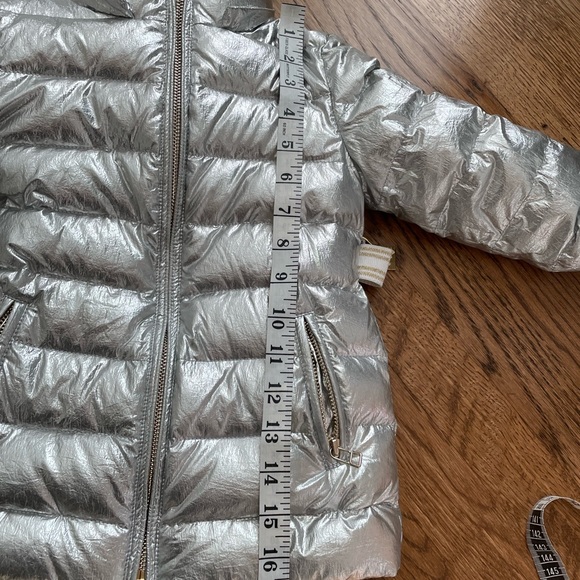Yves Salomon Metallic Kids down jacket size 4 - Picture 3 of 12